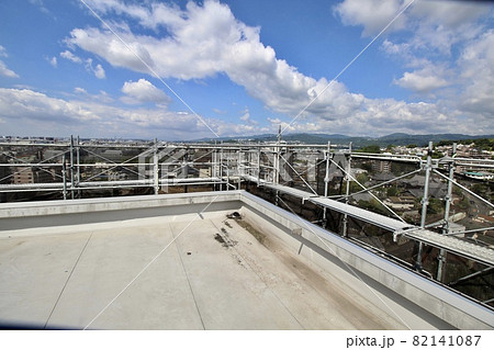 マンション大規模修繕足場工事、居住者から見た大規模修繕足場工事、安全第一、工事内容、住民検査 82141087