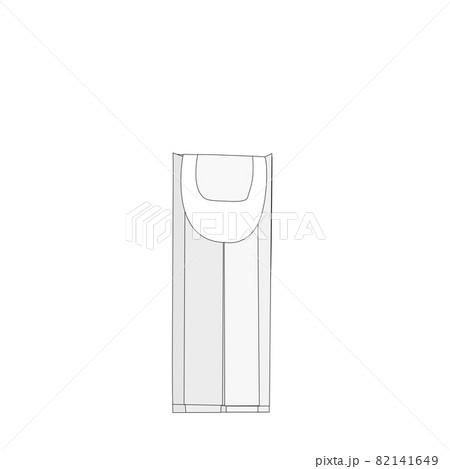 洗濯物の畳み方。パーカー上部を折る 82141649