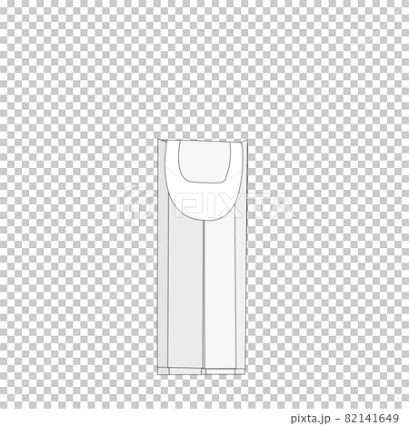 洗濯物の畳み方。パーカー上部を折る 82141649