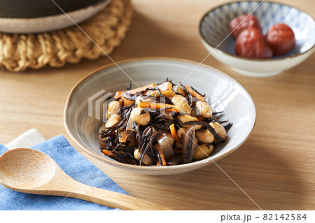 ひじきと大豆の煮物 82142584