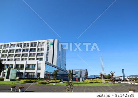 つくば市役所と筑波山 つくば市役所と筑波山 82142839