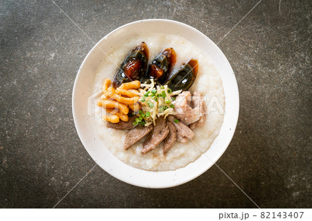 Pork Congee or Porridge with Pork Pork Congee or Porridge with Pork 82143407