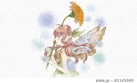 妖精イラスト水彩