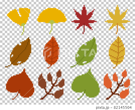 落葉的像素藝術 82145504