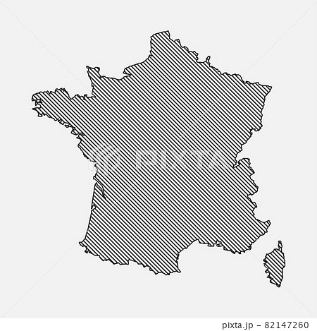 Vector map France, template Europe outline countr Vector map France, template Europe outline countr 82147260