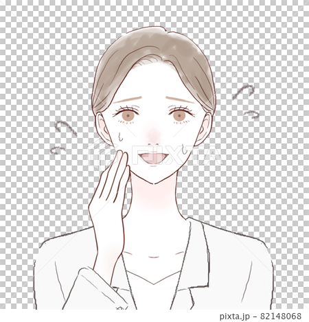 一個穿著實驗室外套的女人,帶著友好的笑聲 一個穿著實驗室外套的女人,帶著友好的笑聲 82148068