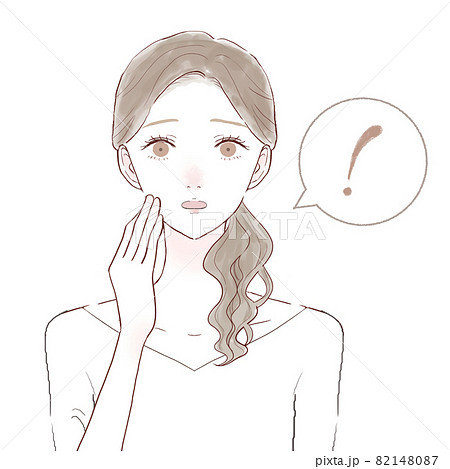 驚いている女性 驚いている女性 82148087