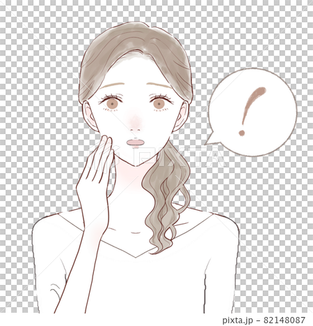 驚いている女性 驚いている女性 82148087