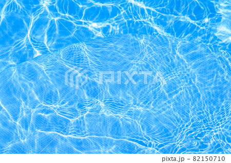 Calm pool with clear water. Abstract water texture top view 82150710