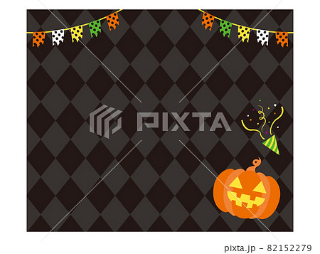 カット素材（ハロウィン）21ベク文字なし 82152279