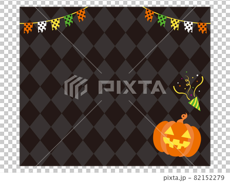 カット素材（ハロウィン）21ベク文字なし 82152279
