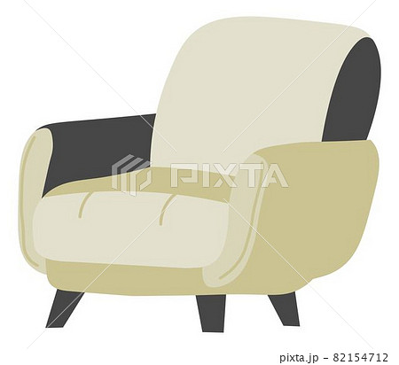 Armchair with soft back and handles furniture 82154712
