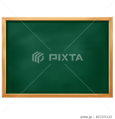 Vector Green Blackboard with Wooden Frame Vector Green Blackboard with Wooden Frame 82155132