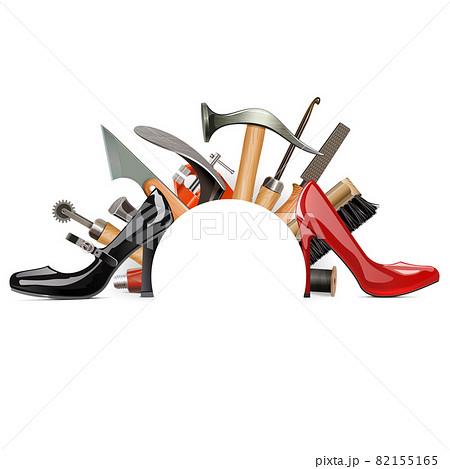 Vector Empty Frame with Cobbler Tools 82155165