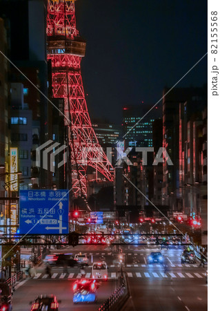 東京タワーと桜田通り 82155568