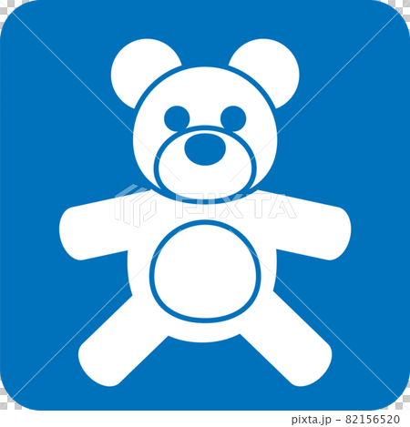 Stuffed bear pictogram Stuffed bear pictogram 82156520