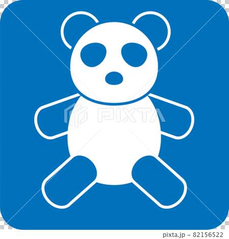 Panda plush pictogram Panda plush pictogram 82156522