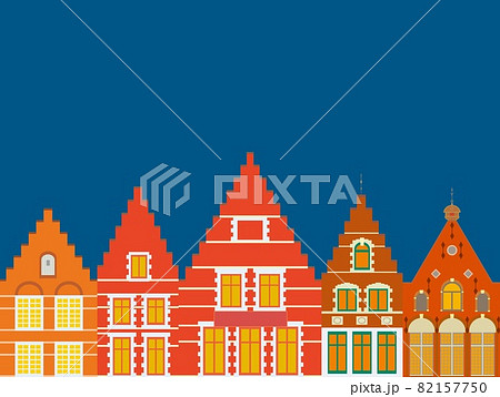 ブルージュ　bruges　brugge　ベルギー　belgium　夜景 82157750
