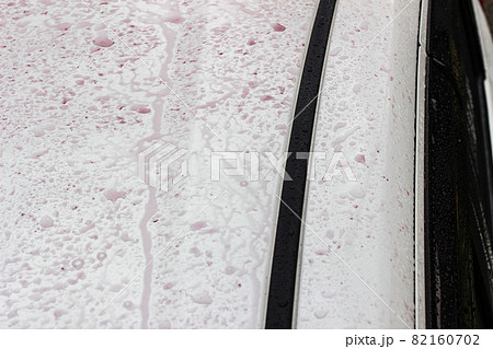 鉄粉除去剤をかけてボディーに紫色に浮き出る鉄粉 82160702