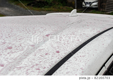 鉄粉除去剤をかけてボディーに紫色に浮き出る鉄粉 鉄粉除去剤をかけてボディーに紫色に浮き出る鉄粉 82160703