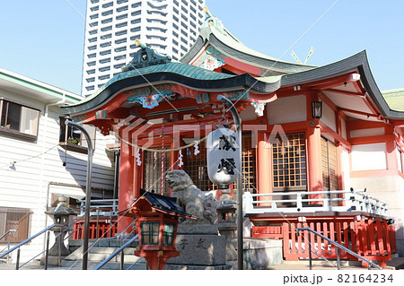 大阪市鶴見区にある鶴見神社の拝殿 82164234