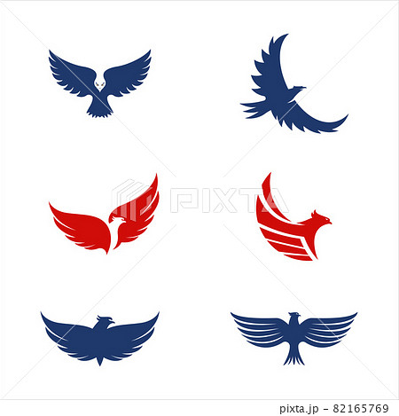 Falcon Wing Icon Template Vectorのイラスト素材 Falcon Wing Icon Template Vectorのイラスト素材