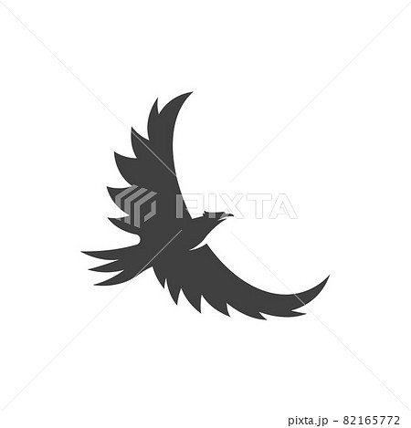 Falcon Wing Icon Template Vectorのイラスト素材