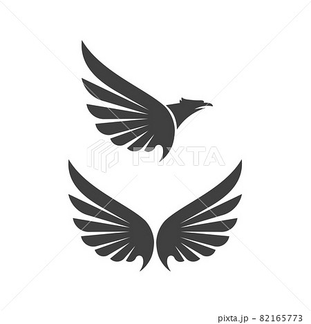 Falcon wing icon Template vector 82165773
