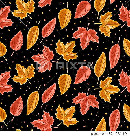 Vector Leaves Seamless Pattern Vector Leaves Seamless Pattern 82168110