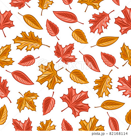 Vector Leaves Seamless Pattern Vector Leaves Seamless Pattern 82168114