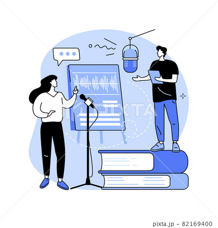 Voice and speech training abstract concept vector illustration. Voice and speech training abstract concept vector illustration. 82169400