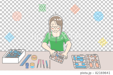 製作塑料模型的人 製作塑料模型的人 82169641