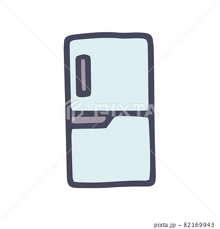 refrigerator color vector doodle simple icon design 82169943