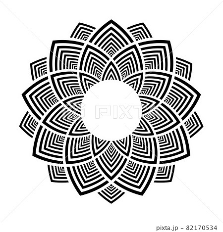 Abstract decorative geometric circle pattern. Abstract decorative geometric circle pattern. 82170534