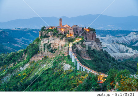 Village of Civita di Bagnoregio in Lazio 82170801