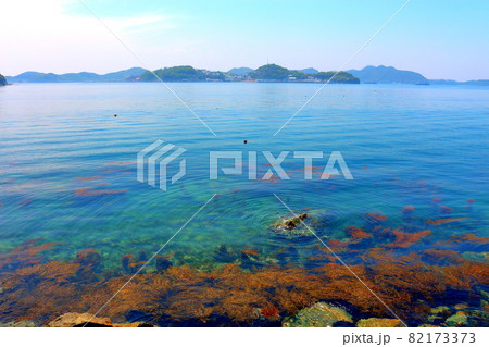 瀬戸内海 姫路市 家島から眺める坊勢島 瀬戸内海 姫路市 家島から眺める坊勢島 82173373