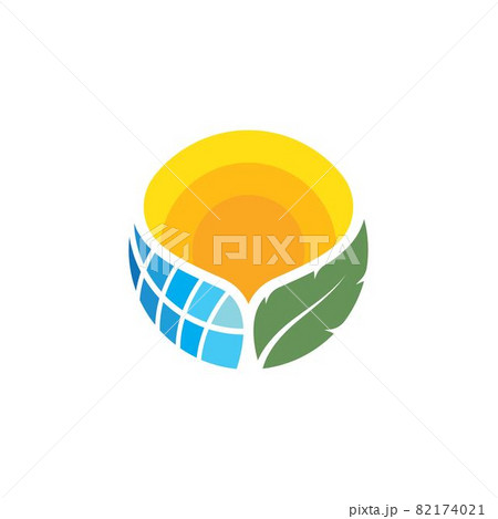 solar panel vector icon of natural energy 82174021