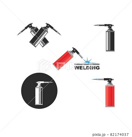 gas torch bottle icon vector illustration design template gas torch bottle icon vector illustration design template 82174037