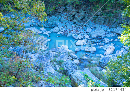 三波石峡 秋の風景 三波石峡 秋の風景 82174434