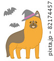 ハロウィンのジャーマンシェパード 82174457