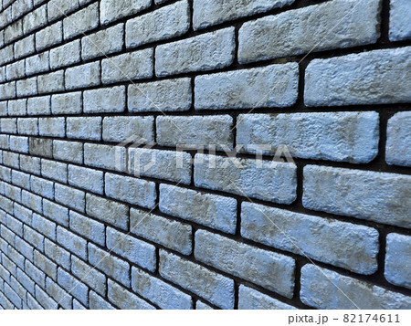 レンガブロックの壁面テクスチャ背景 D 12の写真素材