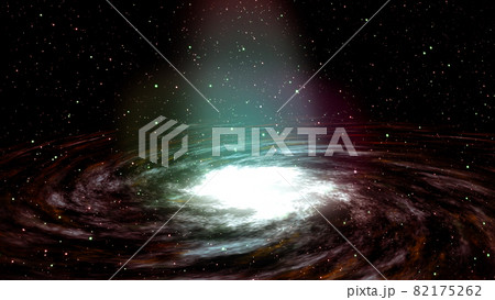 銀河 宇宙 天体 星々 渦 背景 Cg 壁紙のイラスト素材