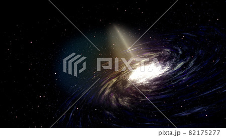 銀河 宇宙 天体 星々 渦 背景 Cg 壁紙のイラスト素材