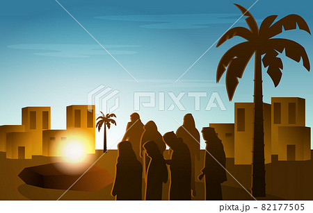 People Listening to Sermon Nabi Prophet Muhammad Islam History Islamic Illustration People Listening to Sermon Nabi Prophet Muhammad Islam History Islamic Illustration 82177505