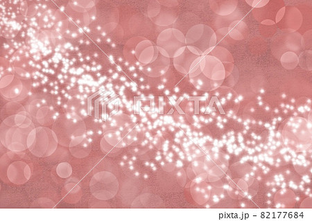 暗めのピンクにキラキラ ロマンチックな背景のイラスト素材