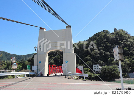 美濃橋と長良川(岐阜県美濃市) 美濃橋と長良川(岐阜県美濃市) 82179900