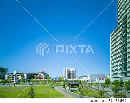 あすと長町中央公園　近隣公園　憩いの場　高層マンション 82181641