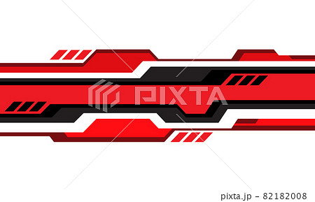 Abstract red grey cyber geometric line on white design modern futuristic technology background vector Abstract red grey cyber geometric line on white design modern futuristic technology background vector 82182008