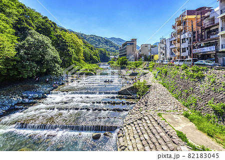神奈川県箱根湯本　早川 82183045