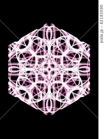 六角形　マーク　シンボル　壁紙　背景　宝石 82183090